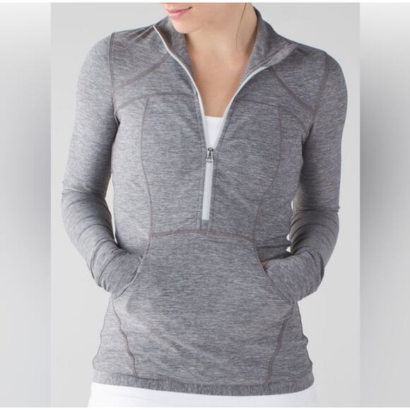 lululemon define pullover size‎ 8 grey - Picture 1 of 10